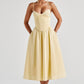 Mariella Midi Dress - Lemon