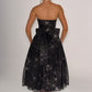 Marissa Midi Dress - Black Sparkle
