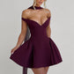 Marla Mini Dress - Cherry Lacquer