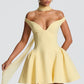 Marla Mini Dress - Lemon
