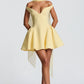 Marla Mini Dress - Lemon