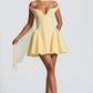 Marla Mini Dress - Lemon