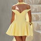 Marla Mini Dress - Lemon