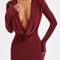 Martina Maxi Dress - Burgundy
