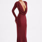 Martina Maxi Dress - Burgundy
