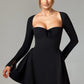 Megan Mini Dress - Black