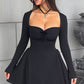 Megan Mini Dress - Black