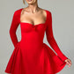 Megan Mini Dress - Red