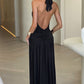 Melania Maxi Dress - Black