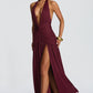 Melania Maxi Dress - Cherry Lacquer