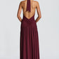 Melania Maxi Dress - Cherry Lacquer