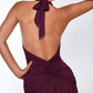Melania Maxi Dress - Cherry Lacquer