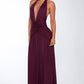 Melania Maxi Dress - Cherry Lacquer
