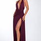 Melania Maxi Dress - Cherry Lacquer