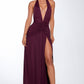 Melania Maxi Dress - Cherry Lacquer