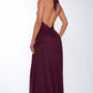 Melania Maxi Dress - Cherry Lacquer