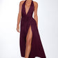Melania Maxi Dress - Cherry Lacquer