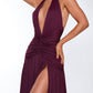 Melania Maxi Dress - Cherry Lacquer