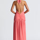 Melania Maxi Dress - Coral Pink
