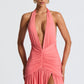 Melania Maxi Dress - Coral Pink