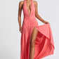 Melania Maxi Dress - Coral Pink