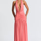 Melania Maxi Dress - Coral Pink