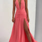 Melania Maxi Dress - Coral Pink