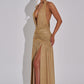 Melania Maxi Dress - Gold Sparkle