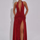 Melania Maxi Dress - Red Sparkle