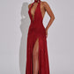 Melania Maxi Dress - Red Sparkle