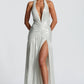 Melania Maxi Dress - Silver
