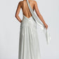 Melania Maxi Dress - Silver