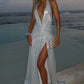 Melania Maxi Dress - Silver