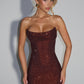 Mirabella Maxi Dress - Plum Brown