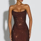 Mirabella Maxi Dress - Plum Brown