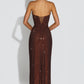 Mirabella Maxi Dress - Plum Brown