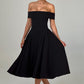 Miranda Midi Dress - Black