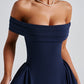 Miranda Midi Dress - Navy