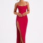 Misha Maxi Dress - Red