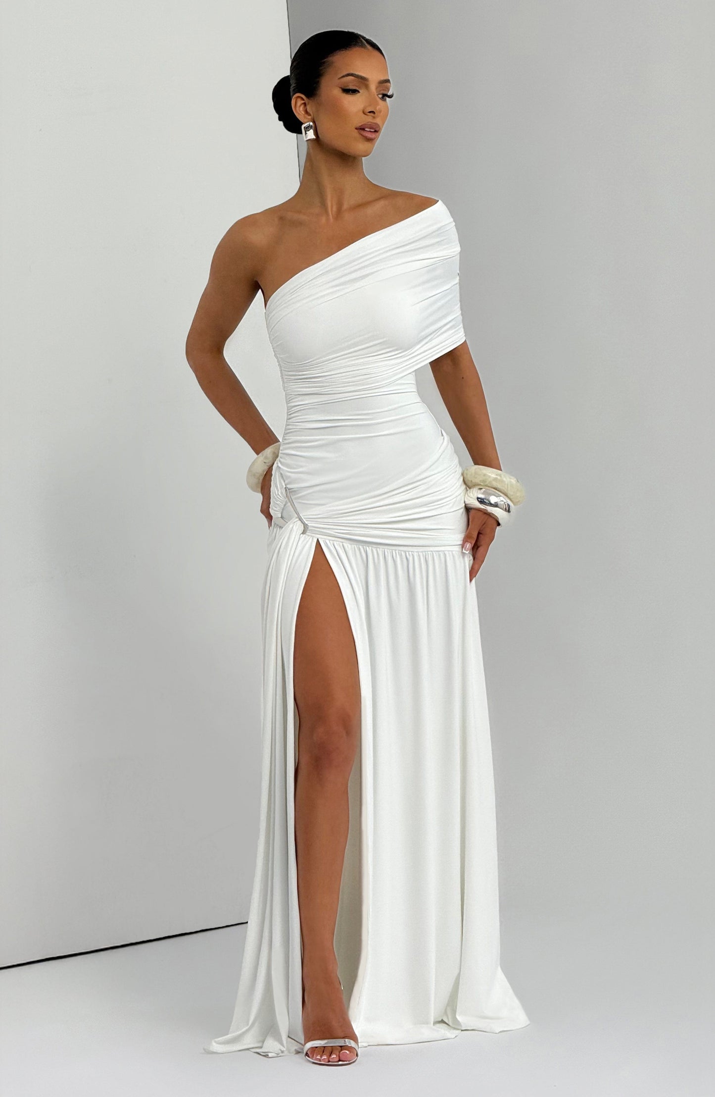 Monica Maxi Dress - White
