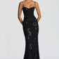 Nefertiti Maxi Dress - Black