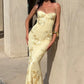 Nefertiti Maxi Dress - Lemon
