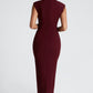 Nellie Midi Dress - Cherry Lacquer