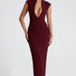 Nellie Midi Dress - Cherry Lacquer