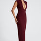 Nellie Midi Dress - Cherry Lacquer