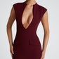 Nellie Midi Dress - Cherry Lacquer