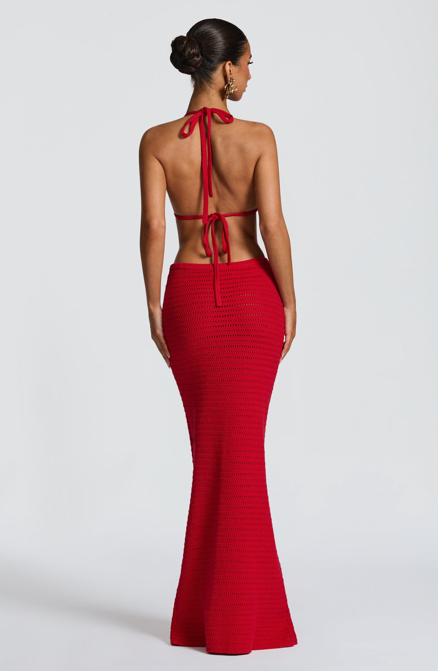Nerida Maxi Skirt - Red