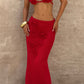 Nerida Maxi Skirt - Red