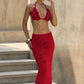 Nerida Maxi Skirt - Red