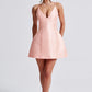 Nicole Mini Dress - Peach